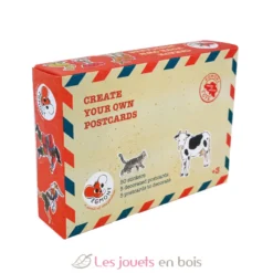 Cartes postales avec autocollants - Egmont Toys