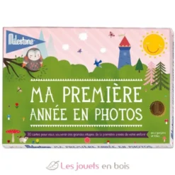 Cartes souvenirs Ma première année - Milestone