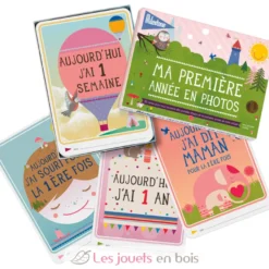 Cartes souvenirs Ma première année - Milestone