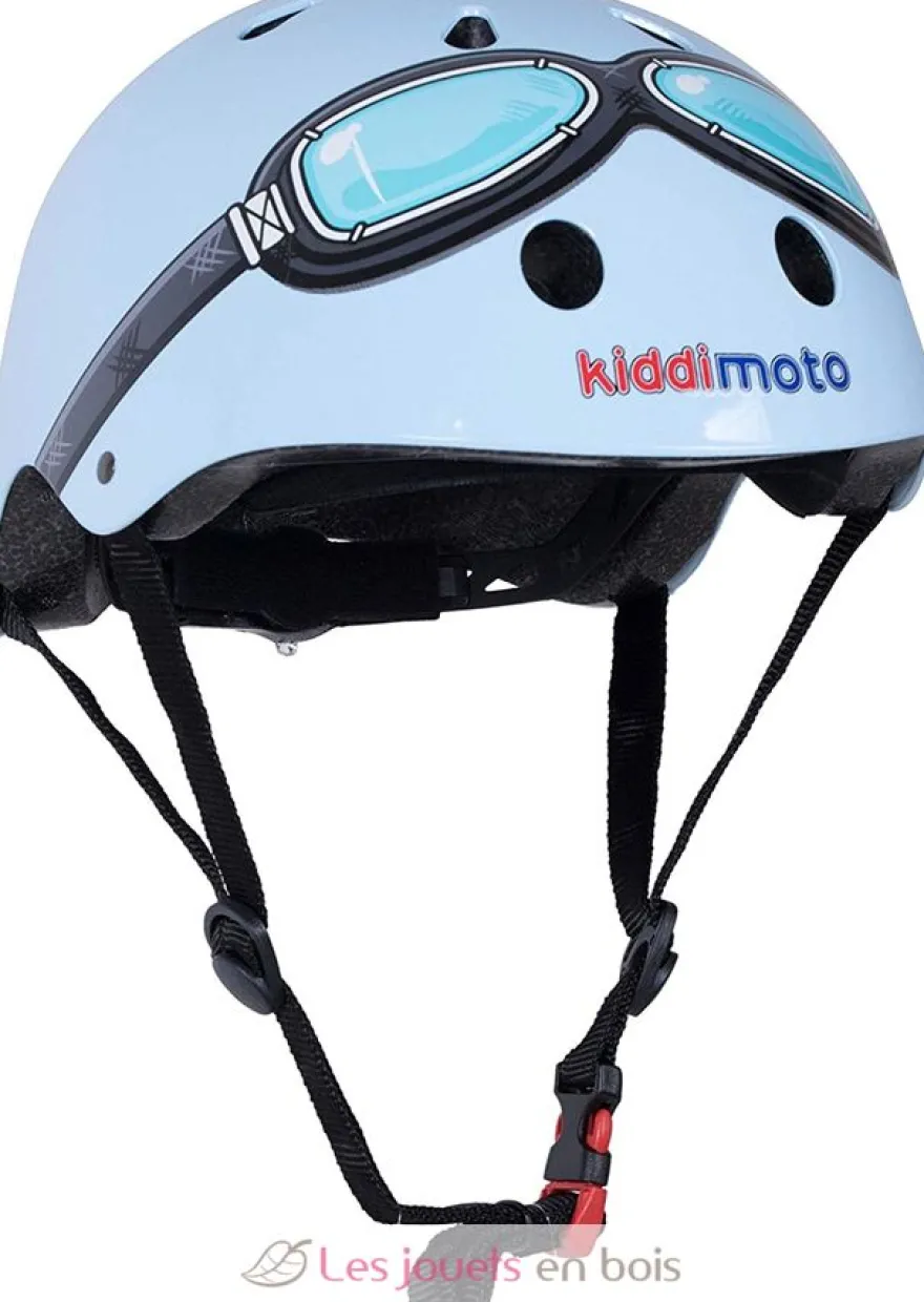 Casque enfant Blue Goggle Medium - Kiddimoto