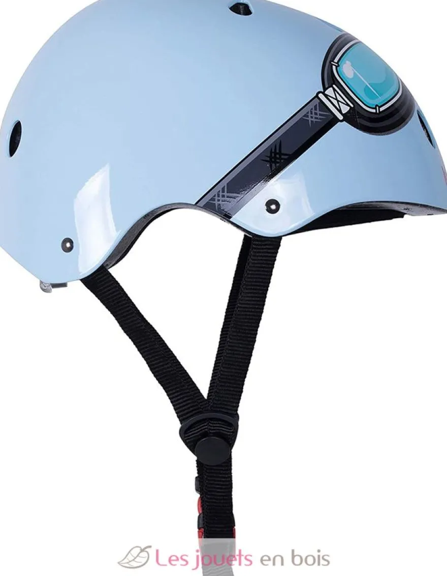 Casque enfant Blue Goggle Small - Kiddimoto