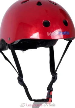 Casque enfant Metallic Red Medium - Kiddimoto