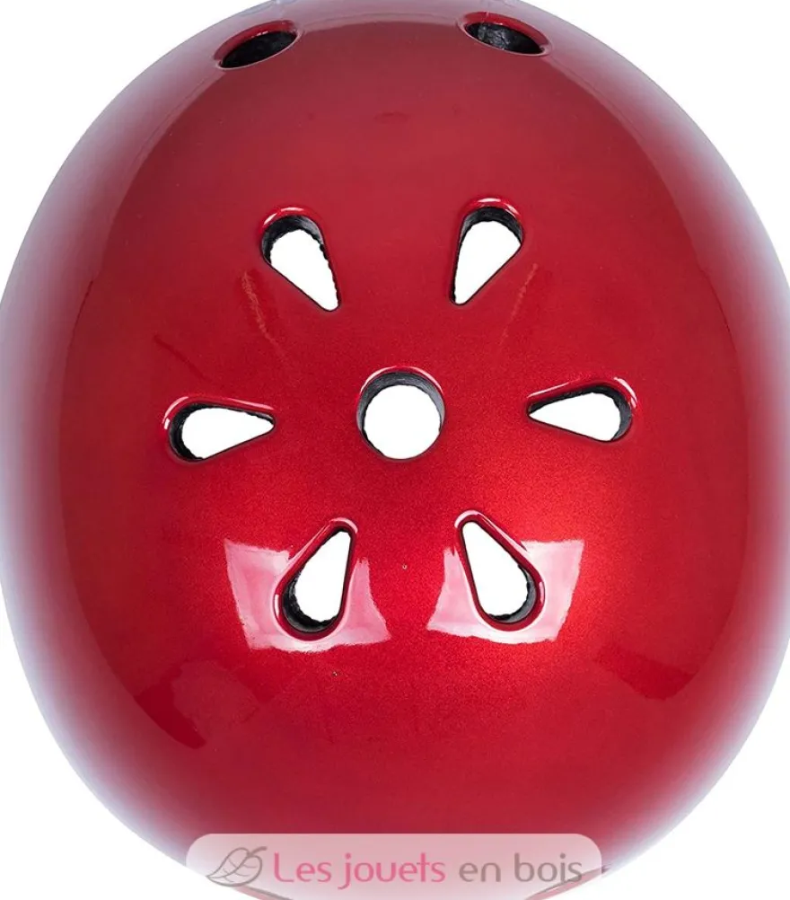 Casque enfant Metallic Red Medium - Kiddimoto