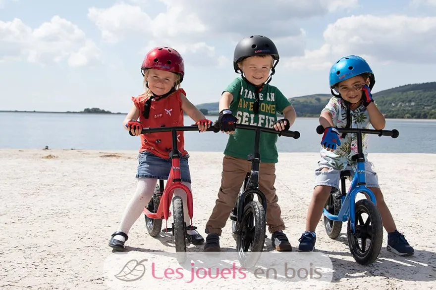 Casque enfant Metallic Red Medium - Kiddimoto