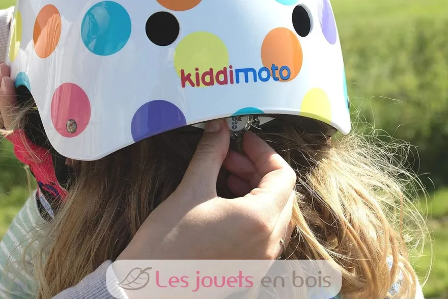 Casque enfant Pastel Dotty Small - Kiddimoto