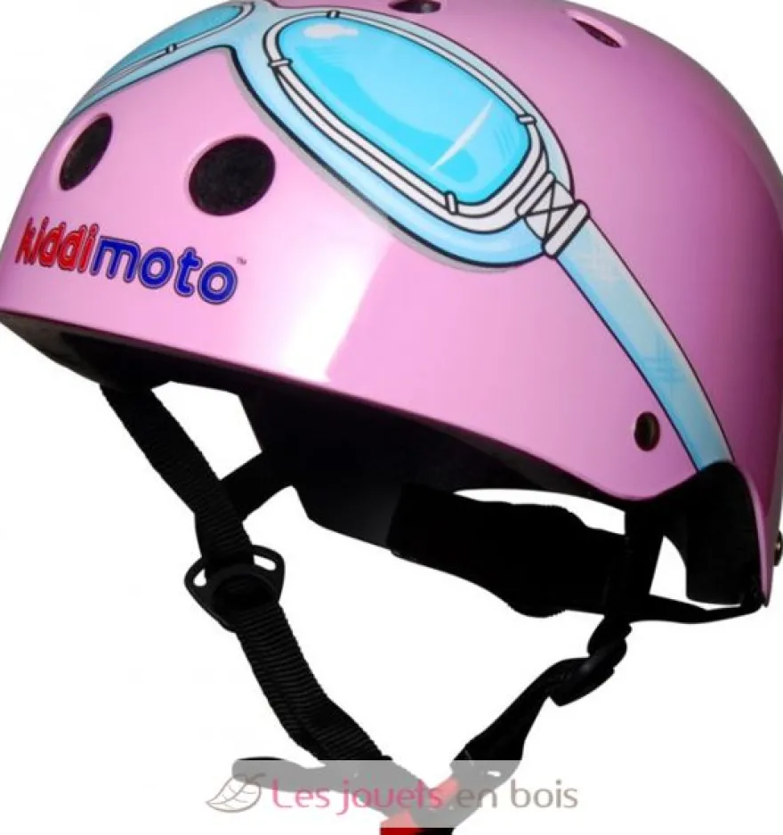 Casque enfant Pink Goggle Medium - Kiddimoto