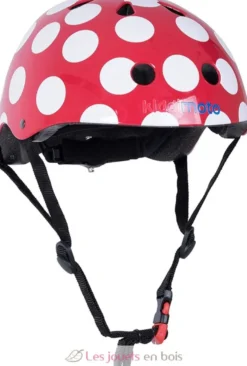 Casque enfant Red Dotty Medium - Kiddimoto
