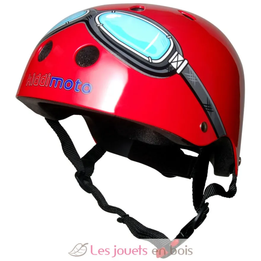 Casque enfant Red Goggle Small - Kiddimoto