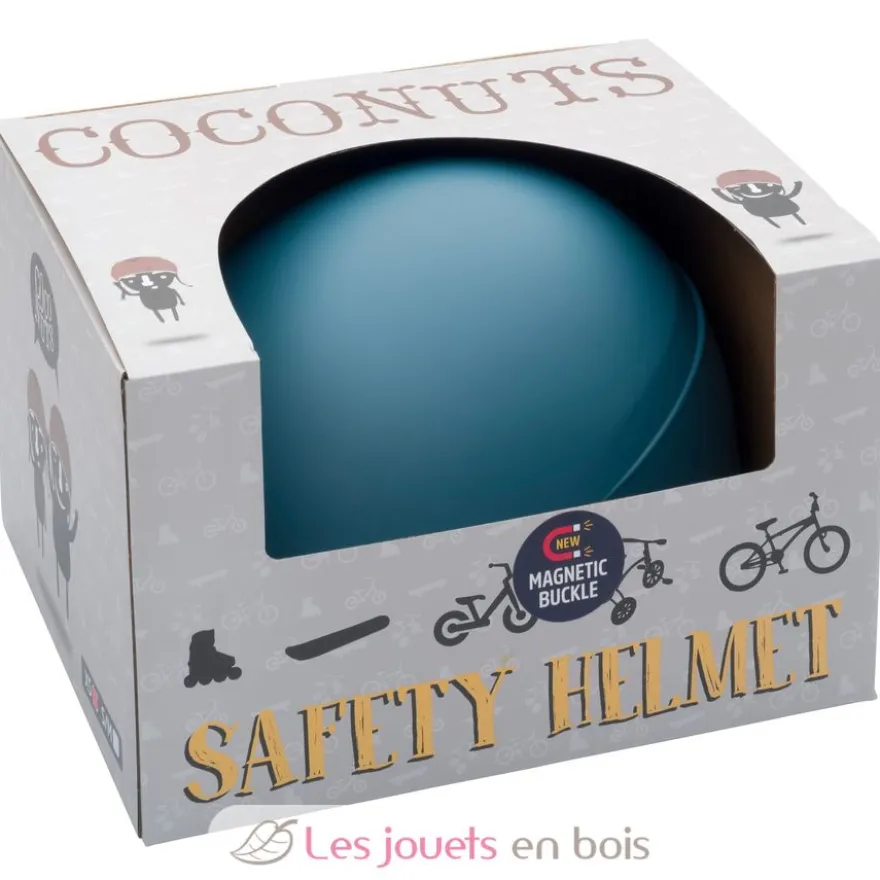 Casque S/M vintage bleu - Trybike
