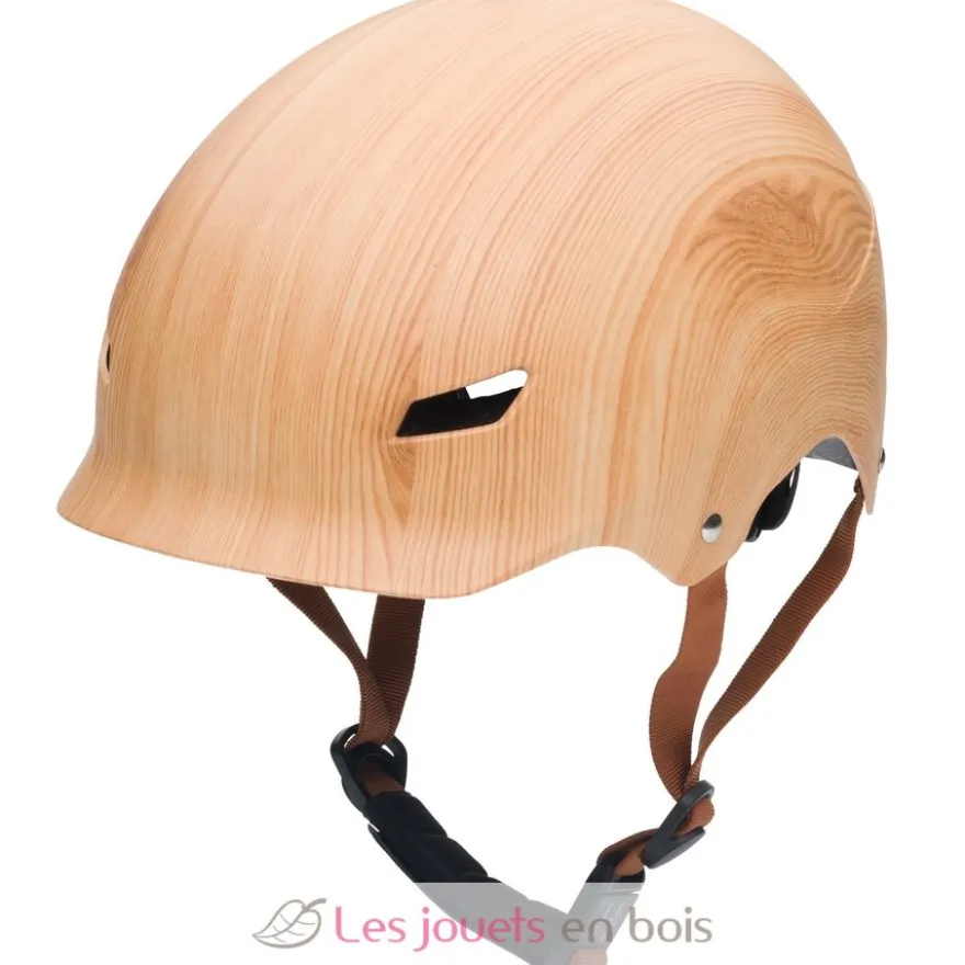 Casque S/M vintage motif bois - Trybike
