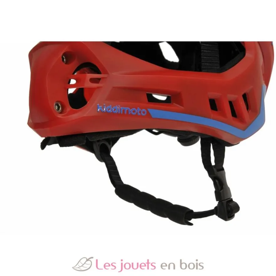 Casque vélo intégral rouge S - Kiddimoto