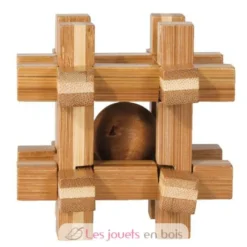 Casse-tête bambou Boîte à bille - Fridolin