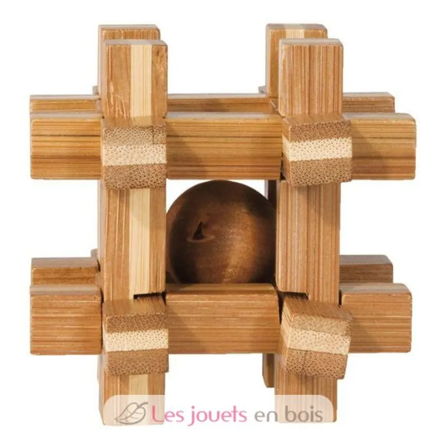 Casse-tête bambou Boîte à bille - Fridolin
