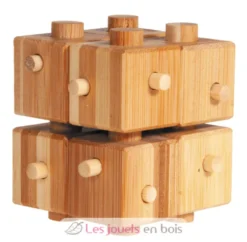 Casse-tête bambou Cube et bâton - Fridolin