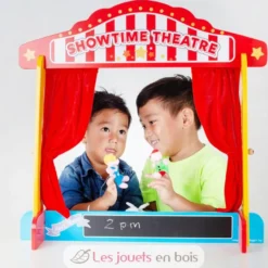 Castelet de théâtre de marionnettes - Bigjigs Toys