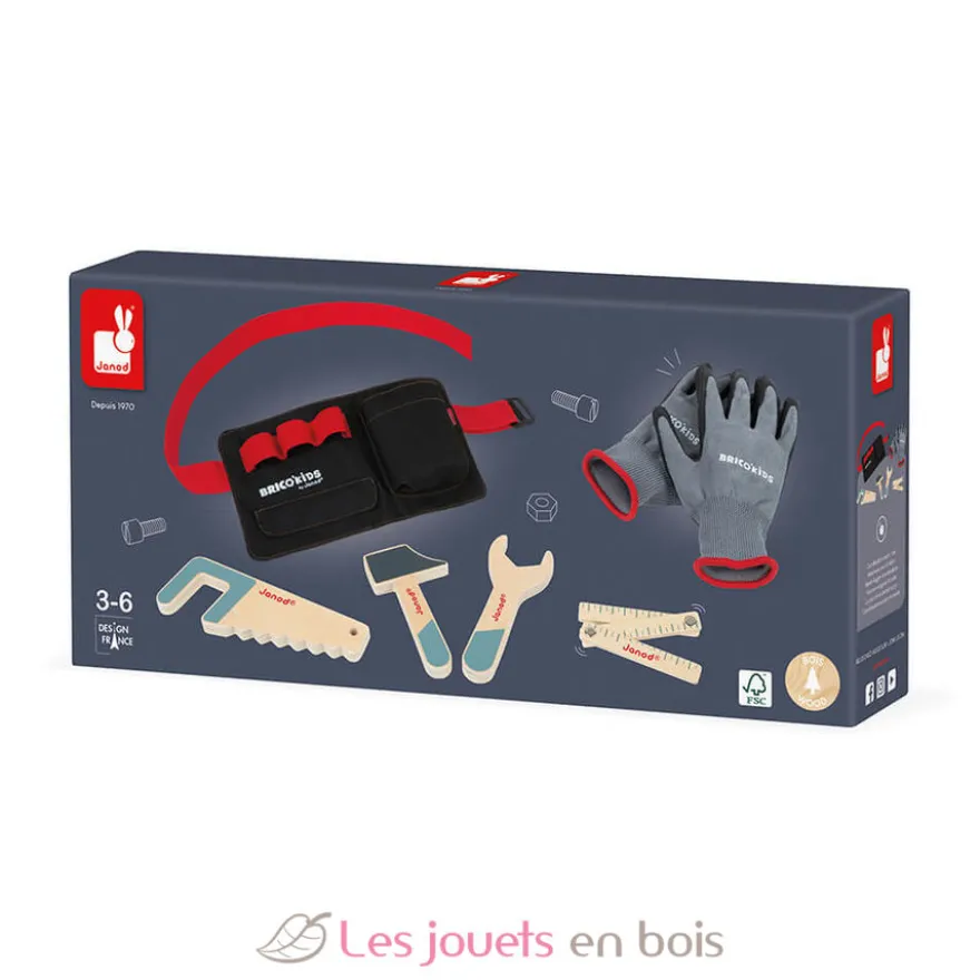 Ceinture outils et gants - Janod