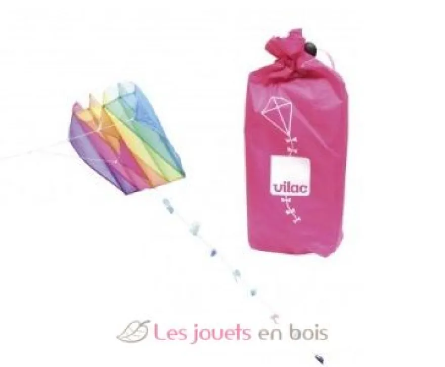 Cerf-volant de poche - Rose - Vilac