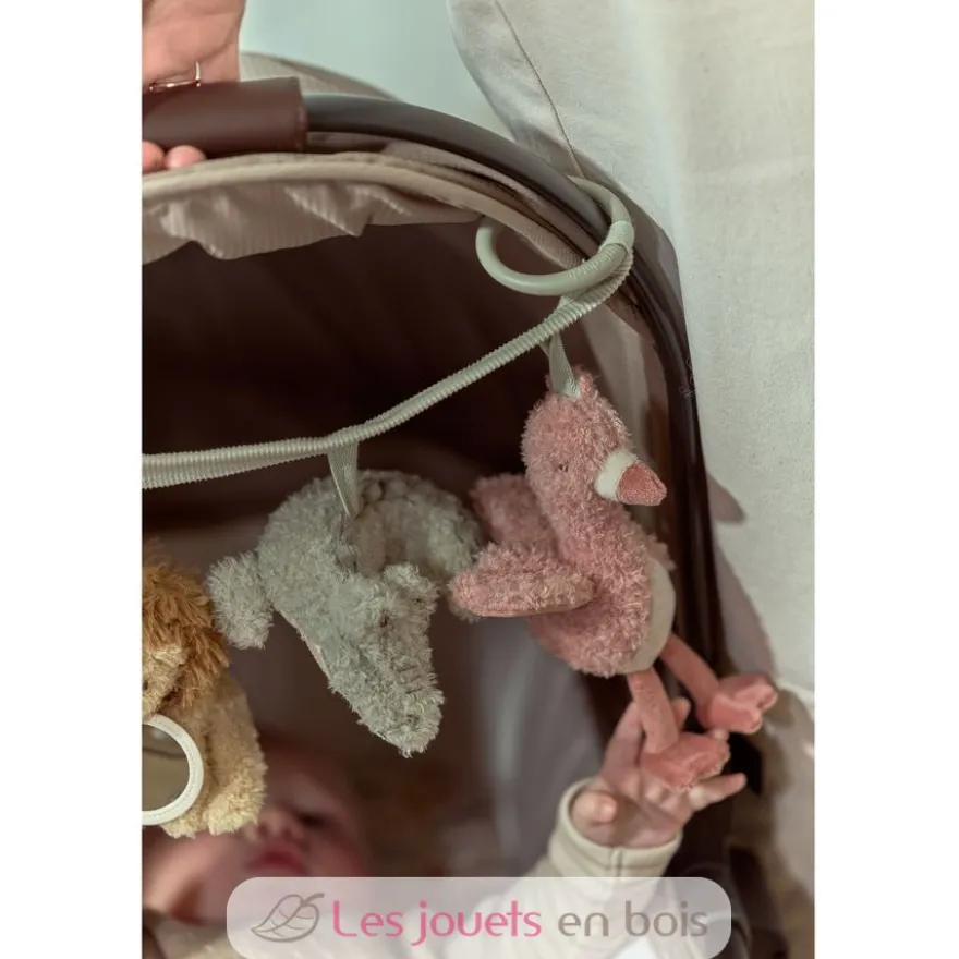 Chaine d'activités pour poussette Safari Friends - Little Dutch