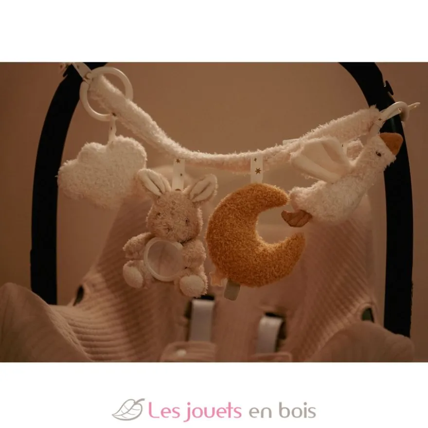Chaine d'activités pour poussette Newborn Naturals - Little Dutch