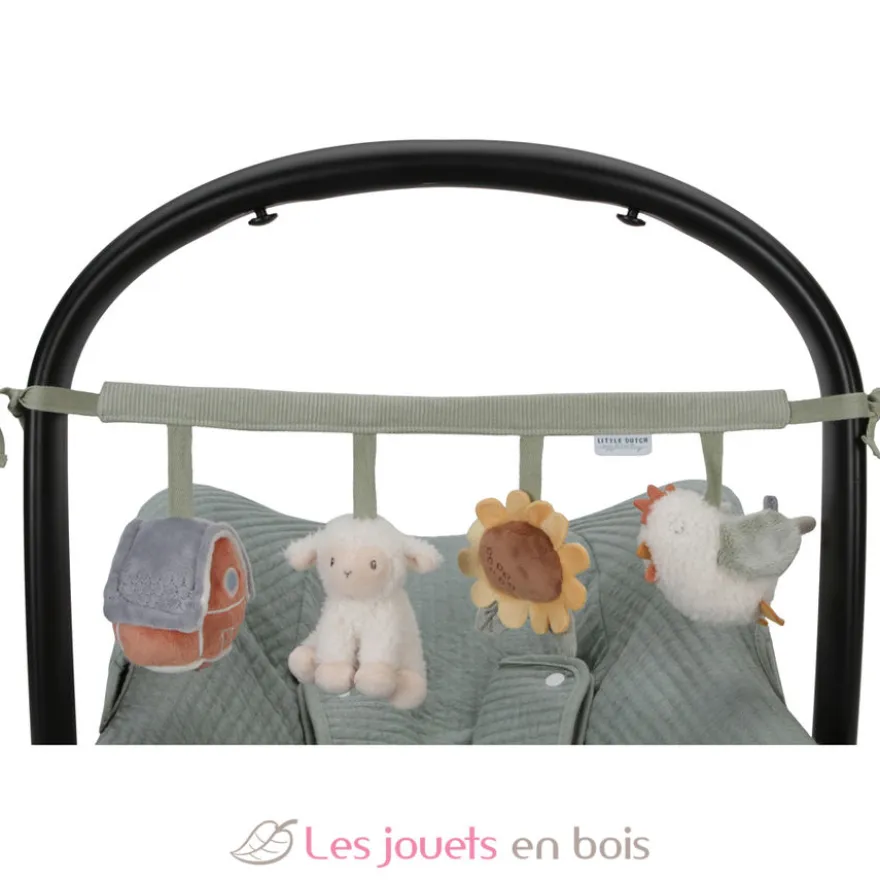 Chaine d'activités pour poussette Little Farm - Little Dutch