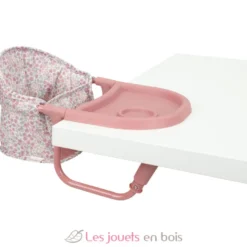 Chaise de table pour poupée rose - Little Dutch