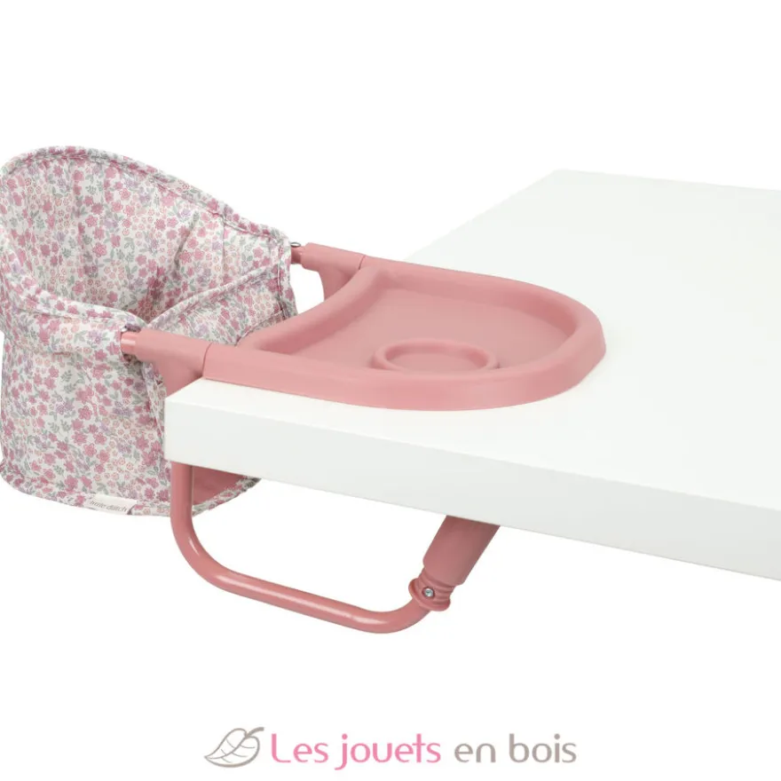 Chaise de table pour poupée rose - Little Dutch