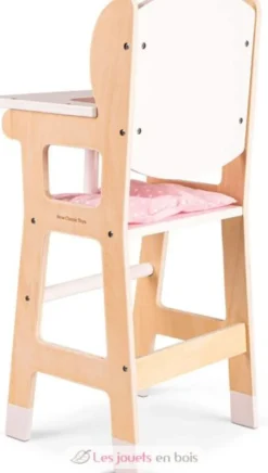 Chaise haute en bois pour poupée - New Classic Toys