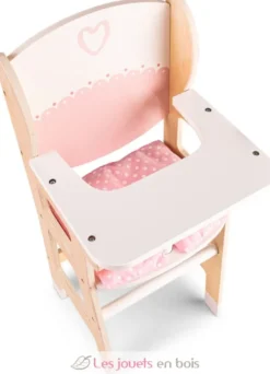 Chaise haute en bois pour poupée - New Classic Toys