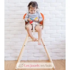 Chaise haute noire - Plan Toys
