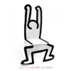Chaise Keith Haring Blanche - Vilac