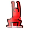 Chaise Keith Haring rouge - Vilac