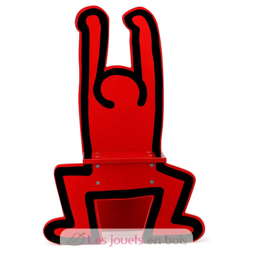 Chaise Keith Haring rouge - Vilac