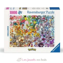Challenge Puzzle Pokémon 1000 pièces - Ravensburger