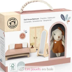 Chambre de la maison de poupée lapin - Speedy Monkey