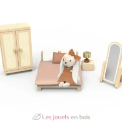 Chambre de la maison de poupée lapin - Speedy Monkey