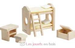 Chambre des enfants - bois naturel - Plan Toys