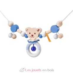 Chaîne pour poussette Ours Steiff bleu - Selecta