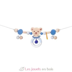 Chaîne pour poussette Ours Steiff bleu - Selecta