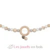Chaîne poussette étoile gris blanc - Goki