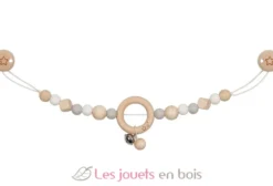 Chaîne poussette étoile gris blanc - Goki