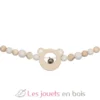 Chaîne poussette tête d'ours blanc - Goki
