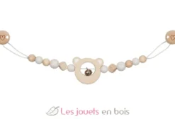 Chaîne poussette tête d'ours blanc - Goki