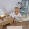 Chariot avec blocs en bois - Egmont Toys