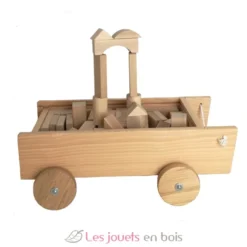 Chariot avec blocs en bois - Egmont Toys