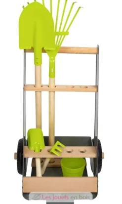 Chariot avec outils de jardin - Small Foot company