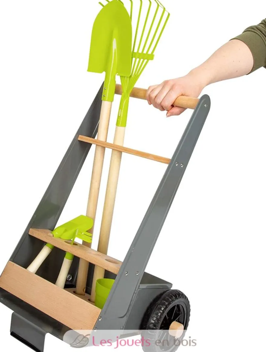 Chariot avec outils de jardin - Small Foot company