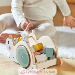 Chariot de cubes Escargot Sweet Cocoon - Janod