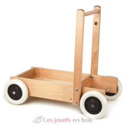 Chariot de marche en bois massif - Egmont Toys