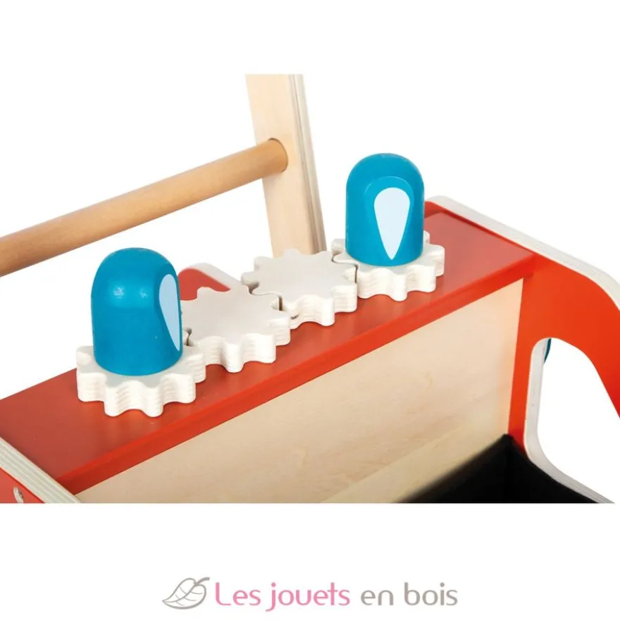 Chariot de marche en bois Pompiers - Small foot