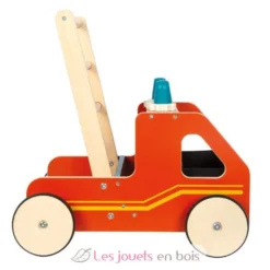 Chariot de marche en bois Pompiers - Small foot